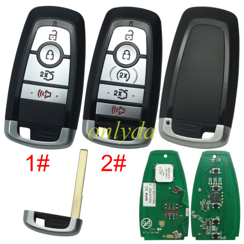 AUTEL For Ford 5 Buttons Smart Key Universal Remote used for MaxiIM KM100/IM508/IM608 can apply for the frequnecy from 315mhz to 434mz