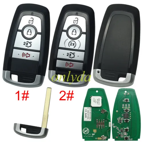 AUTEL For Ford 5 Buttons Smart Key Universal Remote used for MaxiIM KM100/IM508/IM608 can apply for the frequnecy from 315mhz to 434mz