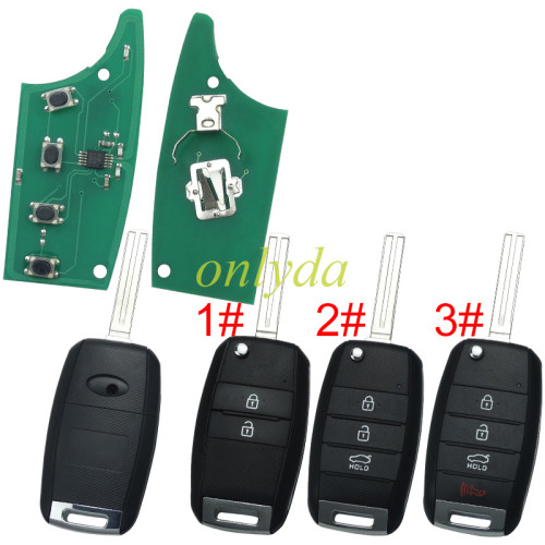 K3 remote key  with 434mhz with 4D60chip