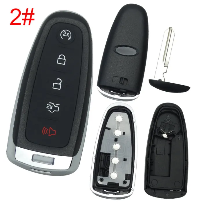 For Ford remote key blank Ford focus and prox with badge , pls choose button