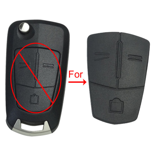 For Opel 3 button modified remote key Button