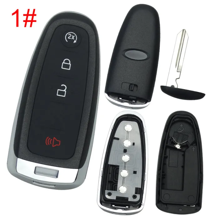 For Ford remote key blank Ford focus and prox with badge , pls choose button