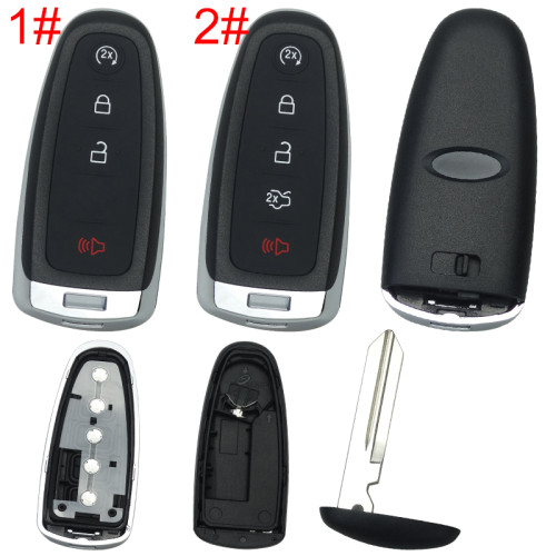 For Ford remote key blank Ford focus and prox with badge , pls choose button