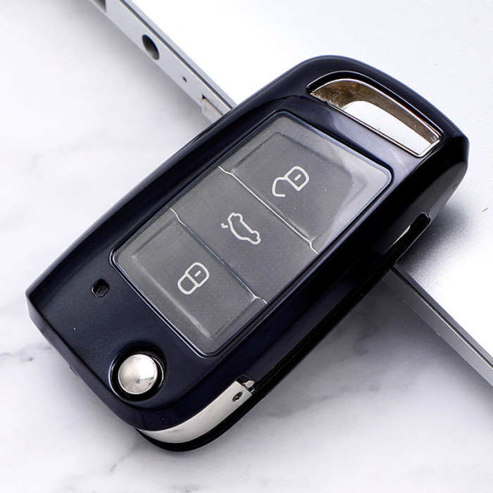 For VW TPU protective key case  black or red color, please choose