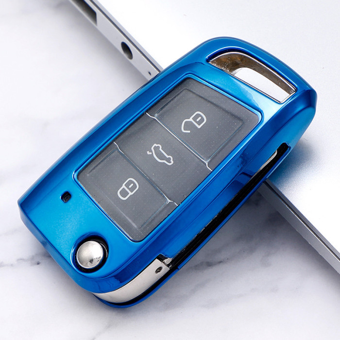 For VW TPU protective key case  black or red color, please choose