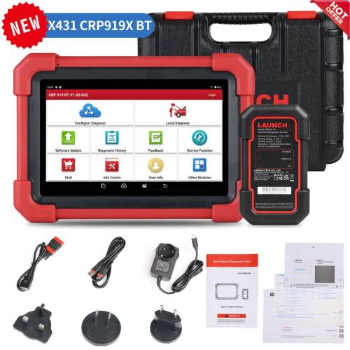 Global Version] 2024 LAUNCH CRP919X BT Diagnostic Scanner with Bluetooth Supports CAN FD DoIP and ECU Coding,2 years update free