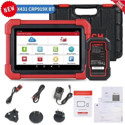 Global Version] 2024 LAUNCH CRP919X BT Diagnostic Scanner with Bluetooth Supports CAN FD DoIP and ECU Coding,2 years update free