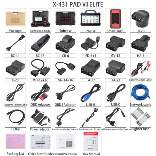 LAUNCH X431 PAD Ⅶ Elite