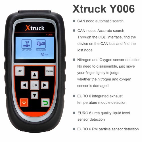 024 Xtruck Y006 Nitrogen and Oxygen Sensor Auto Repair Urea Nozzle Pump Diagnostic Tool Upgraded Version of Y005