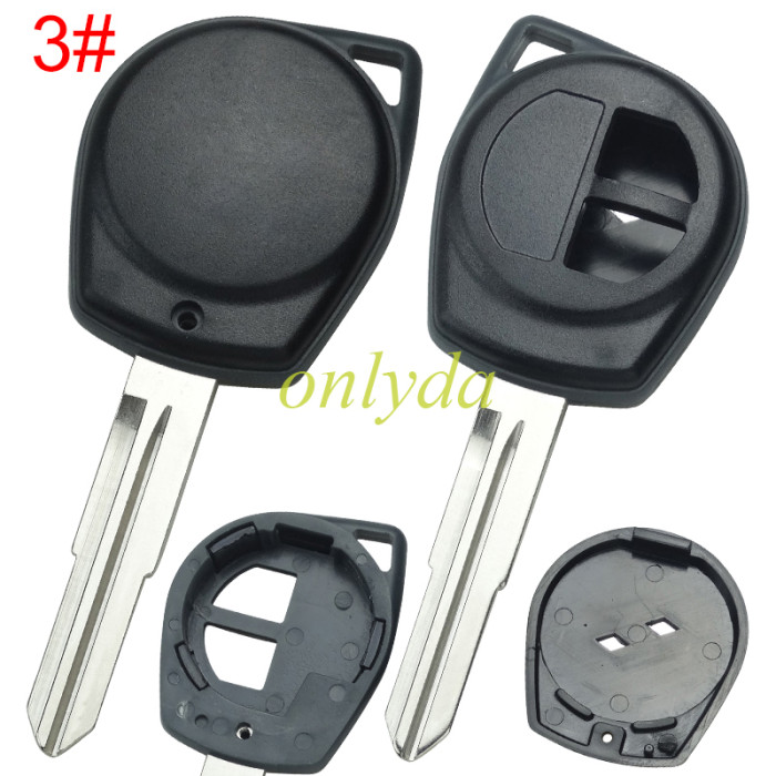 For SWIFT 2 button remote key with chip slop place without badge, pls choose blade