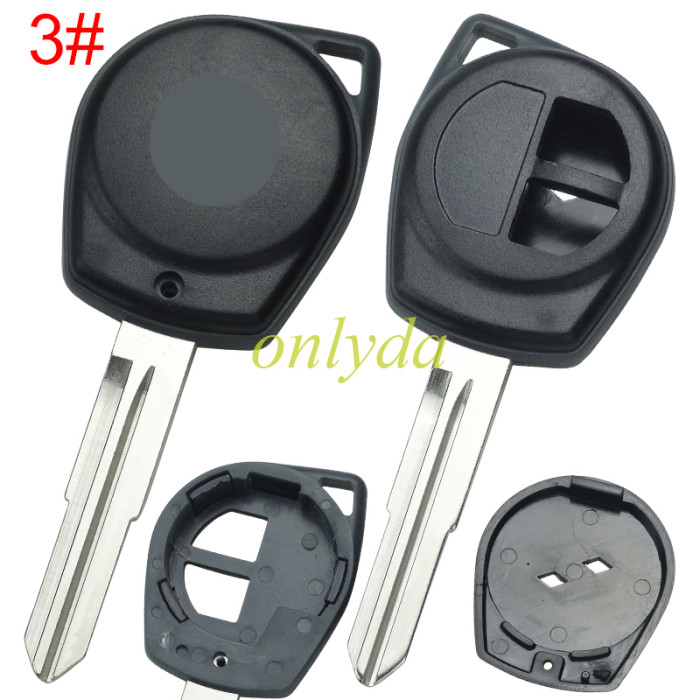 For SWIFT 2 button remote key with chip slop place with original badge, pls choose blade