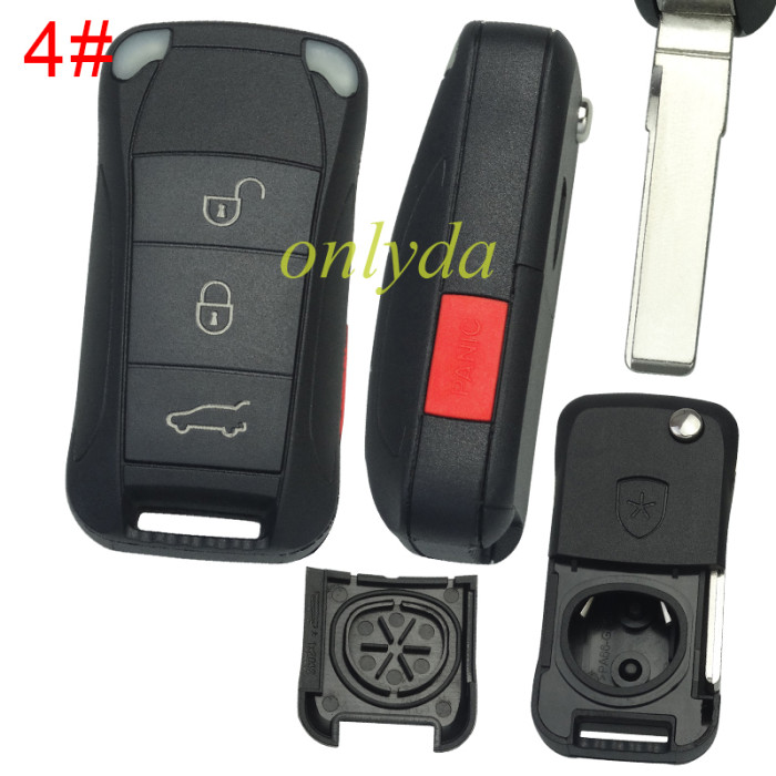 For Porsche  remote key with badge , pls choose model