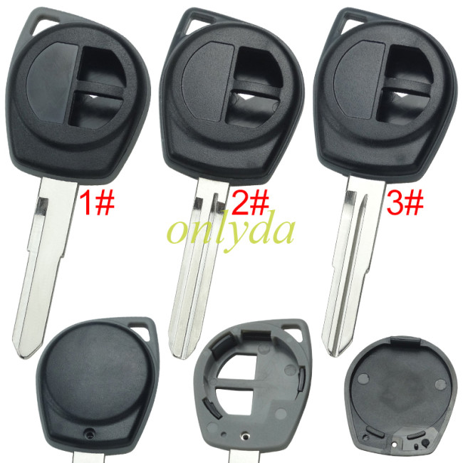 For SWIFT 2 button remote key with chip slop place without badge, pls choose blade