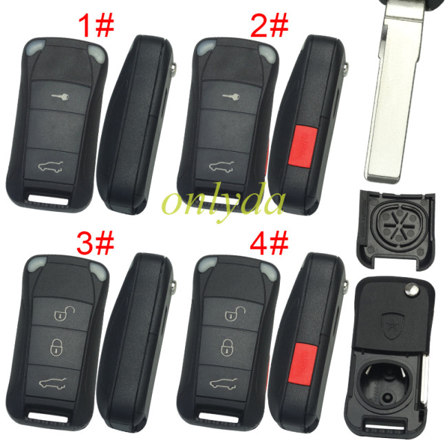 For Porsche  remote key with badge , pls choose model
