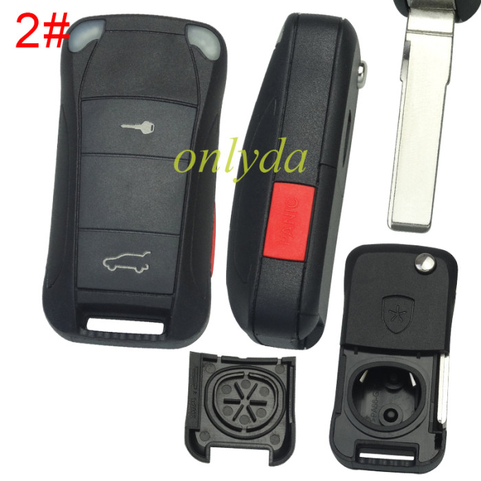 For Porsche  remote key with badge , pls choose model