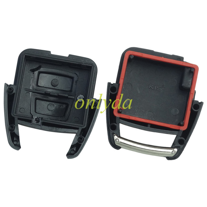 free shipping 10pcs/lot for Opel remote key blank with 2 button