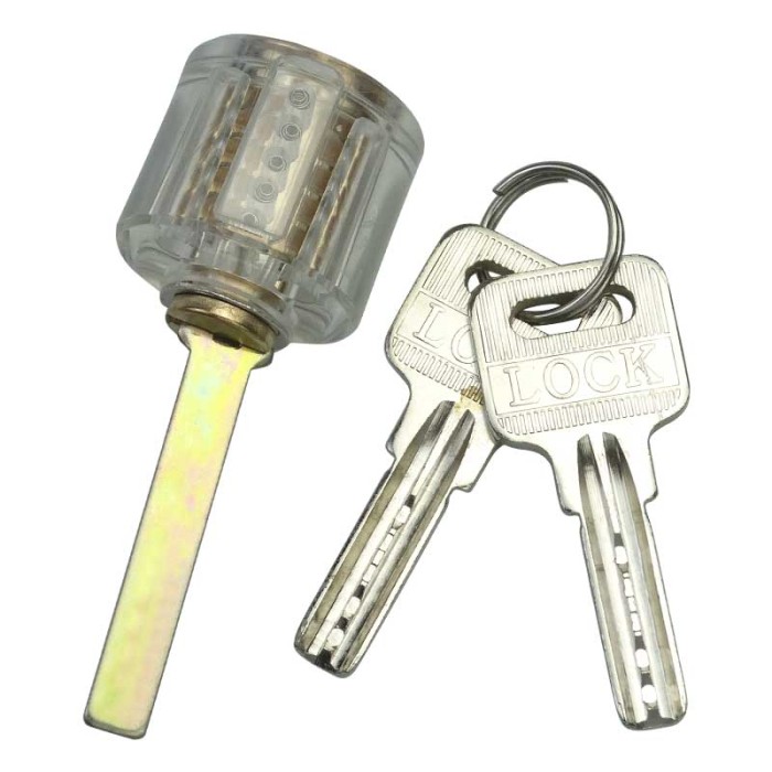 Transparent lock