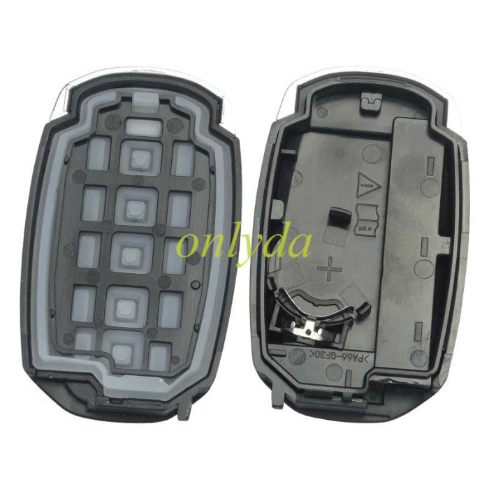 For Hyundai  remote key blank with badge , pls choose button