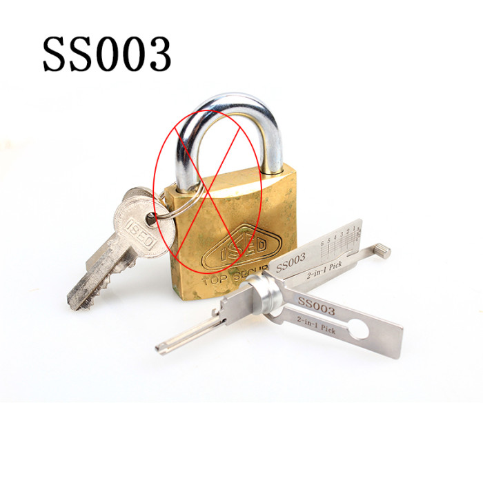 SS003 Left Side 2-in-1 Locksmith Tool For Italy ISEO lock