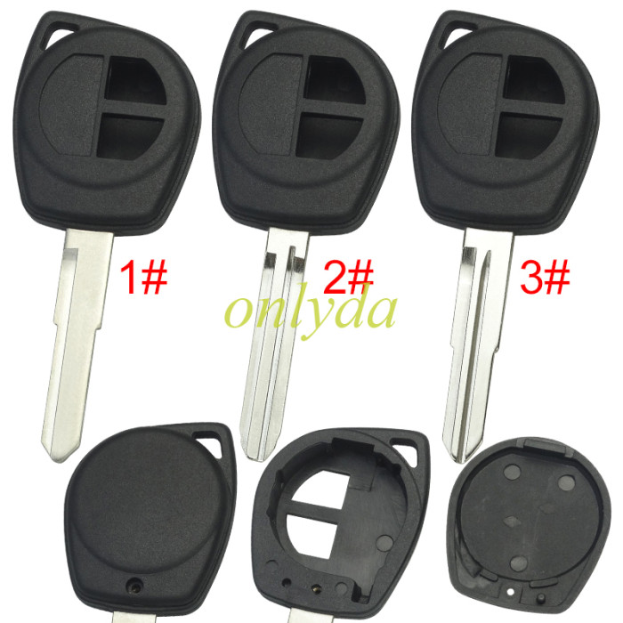 Super Stronger GTL shell  Suzuki  key blank  with blade without badge , pls choose blade