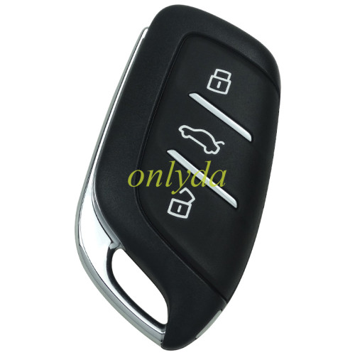 For Roewe 3 button remote key shell with badge
