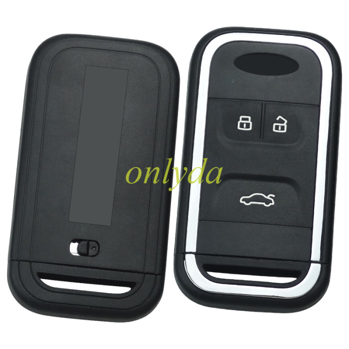 For Chery 3 button   New remote key blank with badge,Front logo place Back printing