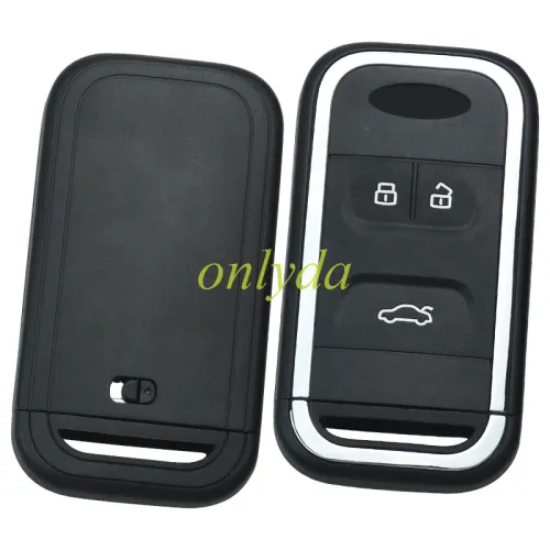 For Chery 3 button   New remote key blank with logo,Front logo place Back without printing