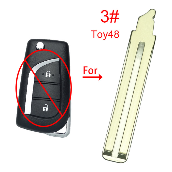 Toy key blade （VA2,Toy48,Toy 43) key blade only