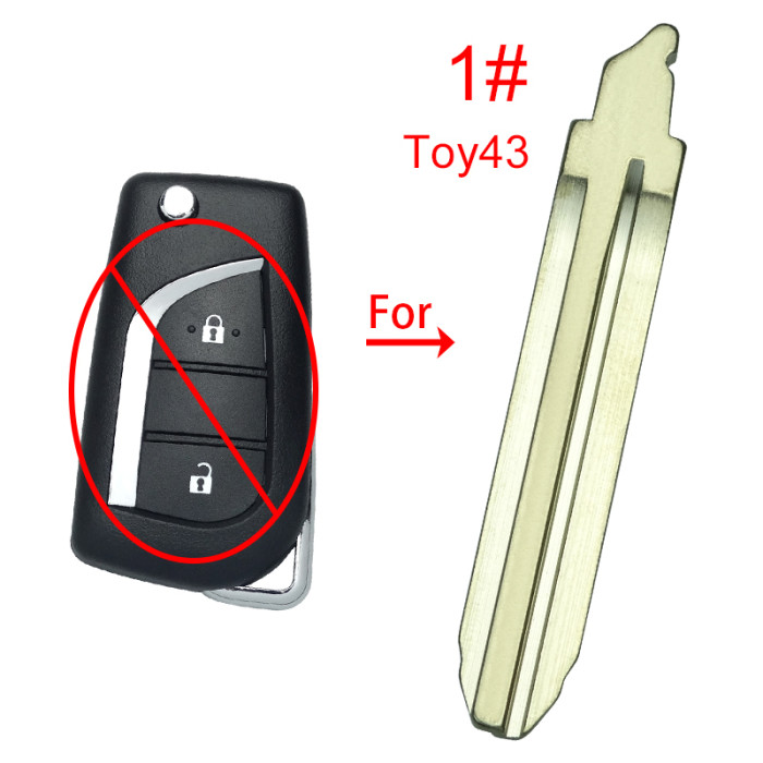 Toy key blade （VA2,Toy48,Toy 43) key blade only