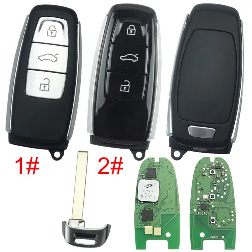 KYDZ  Aftermarket Audi A8 MLB Keyless remote key super configuration 433MHZ 5M chip with 60 ponits