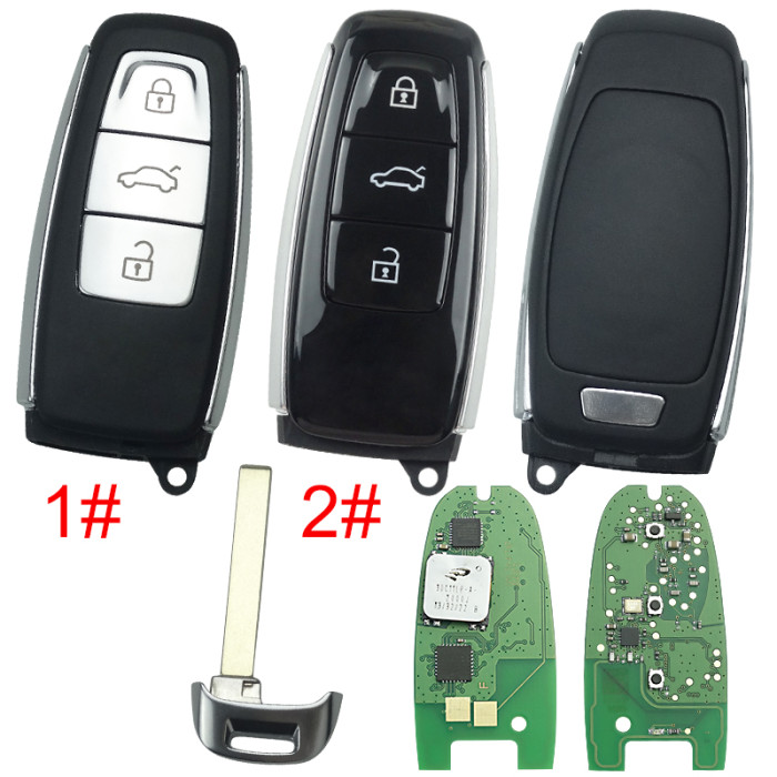 KYDZ  Aftermarket Audi A8 MLB Keyless remote key super configuration 433MHZ 5M chip with 60 ponits