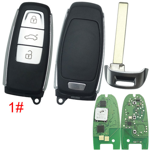 KYDZ  Aftermarket Audi A8 MLB Keyless remote key super configuration 433MHZ 5M chip with 60 ponits