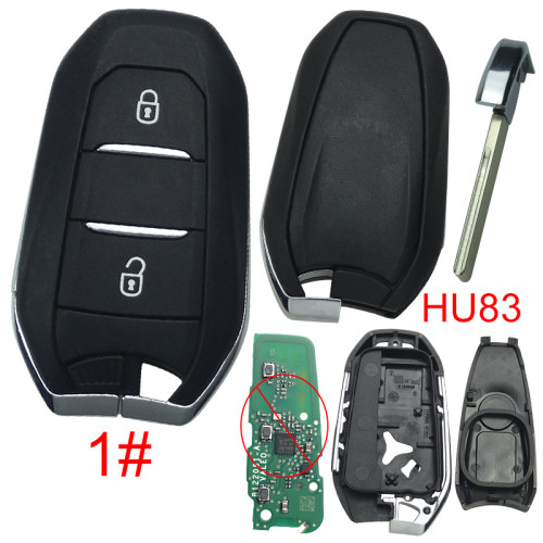 For Vauxhall remote key shell without badge, blade HU83. Pls choose the button type