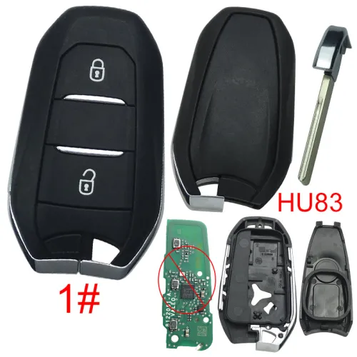 For Vauxhall remote key shell without badge, blade HU83. Pls choose the button type
