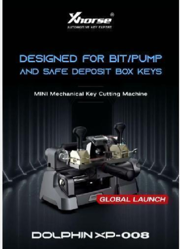 Xhorse Dolphin XP008 XP-008 Manual Key Cutting Machine for Special Keys with Built-in Battery