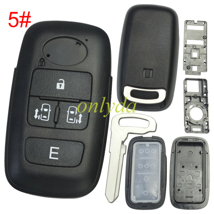 For Toyota  remote key shell， pls choose button model