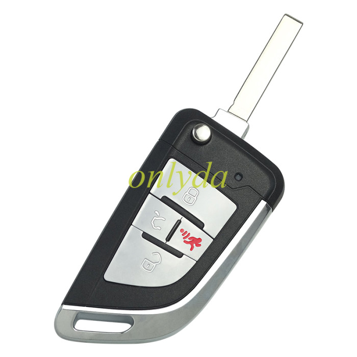 VW MQB upgrade remote key blank 4 button , pls choose blade