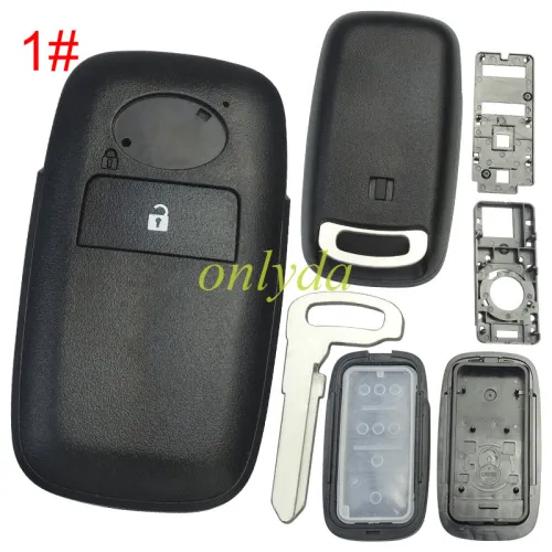 For Toyota  remote key shell， pls choose button model