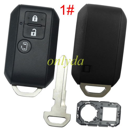 For Suzuki 3 button remote key blank(please choose back cover)