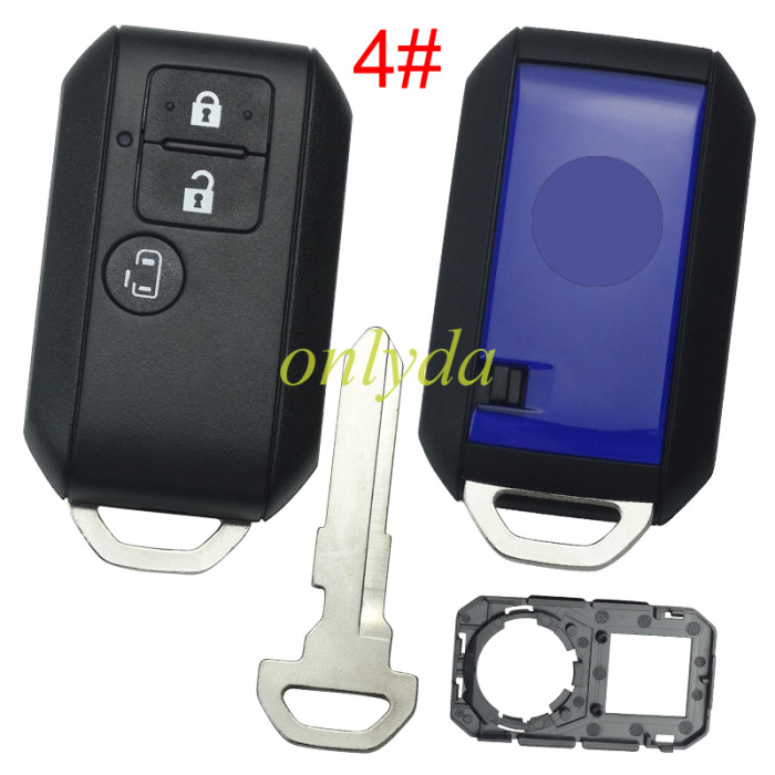 For Suzuki 3 button remote key blank(please choose back cover)