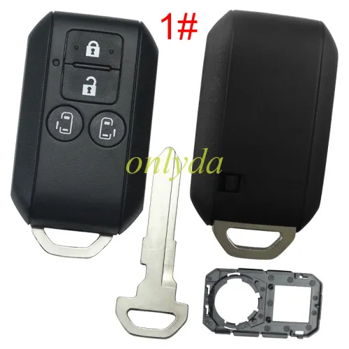 For Suzuki 4 button remote key blank(please choose back cover)