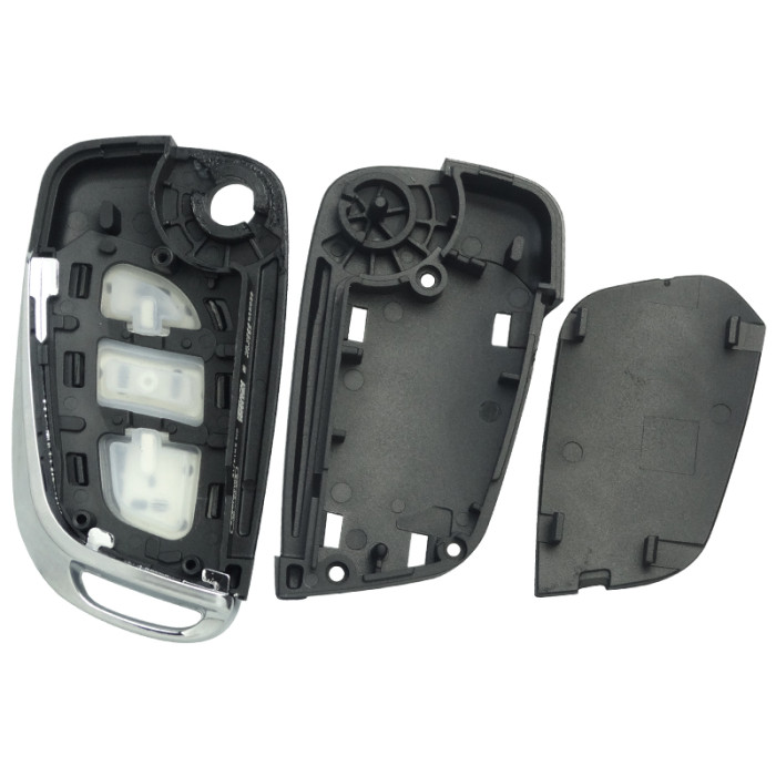 For Citroen modified 3 button remote key shell without battery clamp with badge place, pls choose the blade type   1#-VA2 2#-HU83 3#-NE73