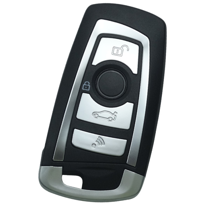 For BMW ews system modified  4 button flip  key blank with HU92 blade