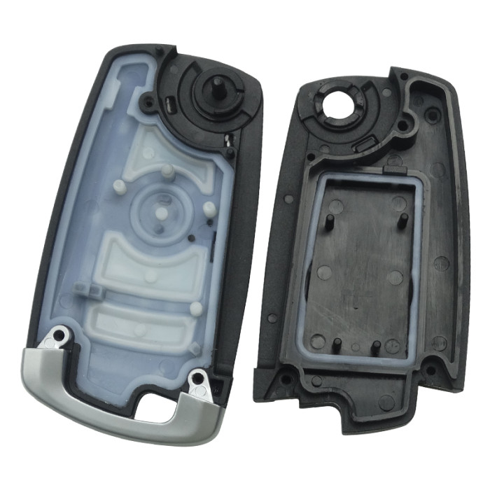 For BMW ews system modified  4 button flip  key blank with HU92 blade