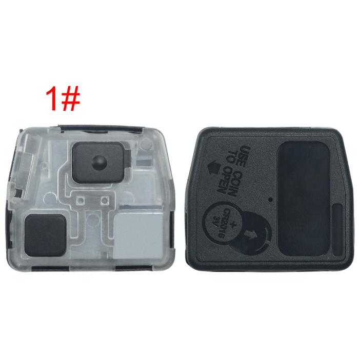 For Toyota Land Cruiser prado 2/3 button remote shell， pls choose model