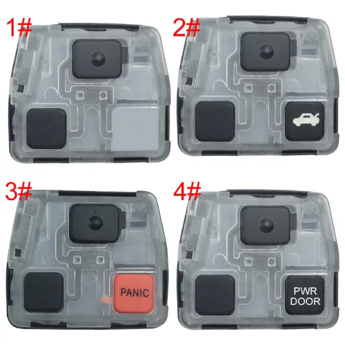 For Toyota Land Cruiser prado 2/3 button remote shell， pls choose model