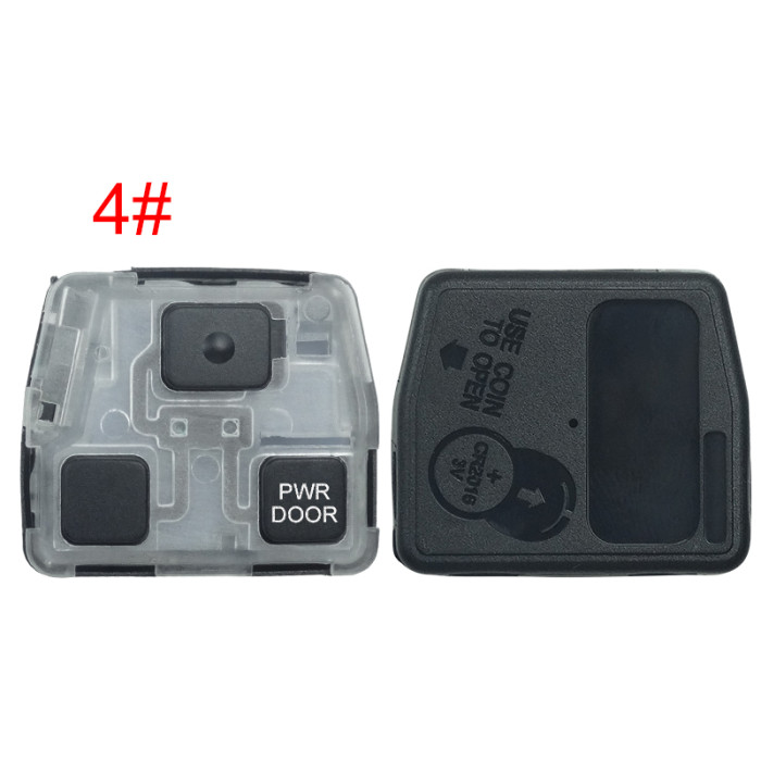For Toyota Land Cruiser prado 2/3 button remote shell， pls choose model