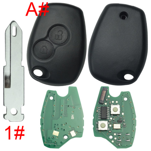 For Renault Clio II,Kangoo II,Master II DACIA:Logan,Sandero,Duster  434mhz with original 7946 chip before 2008 year