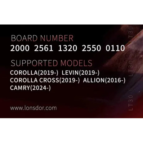 ONLY PCB TOYOTA 4A UNIVERSAL SMART KEY BOARD NUMBER 2000 2561 1320 2550 0110 SUPPORTED MODELS COROLLA(2019-)LEVIN(2019-) COROLLA CROSS(2019-)ALLION(2016-) CAMRY(2024-)