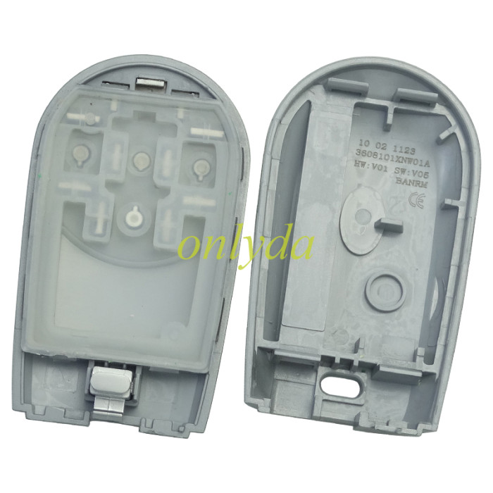 Original new 3608100XNW26A  proximity smart key 433.92mhz ask 47 aes chip for great wall  GWM ORA good cat White cat IQ 2021